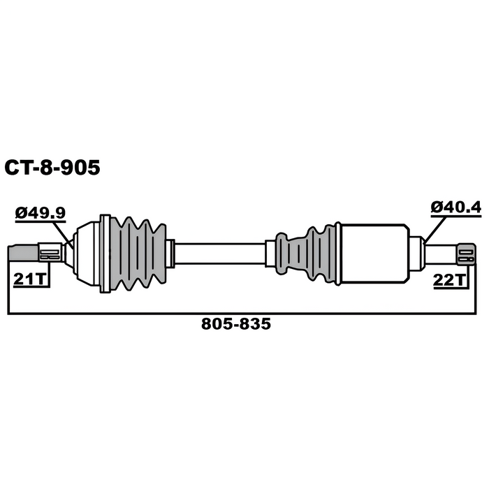 Semieje Derecho Saxo Ax 106 205